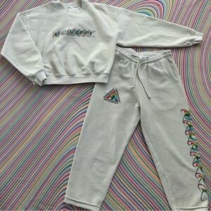 MadHappy Rainbow Eclipse Set Size Small • crewneck and sweatpants • cotton
